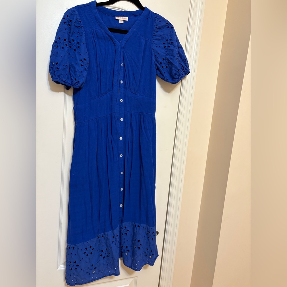 Knox Rose Royal Blue Long Sleeve Dress